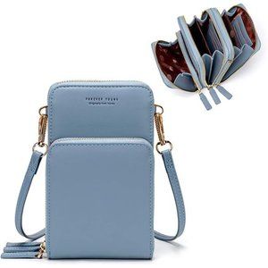 Small Crossbody Cell Phone Purse Women Mini Messenger Shoulder Handbag Wallet